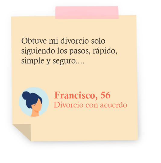 Testimonio divorcio con abogado